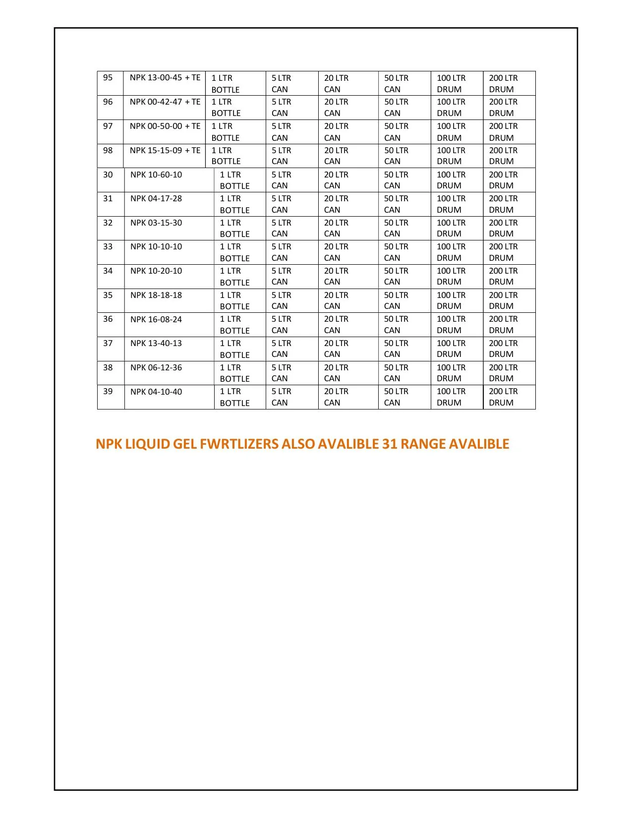 APAR product catalogue page 09