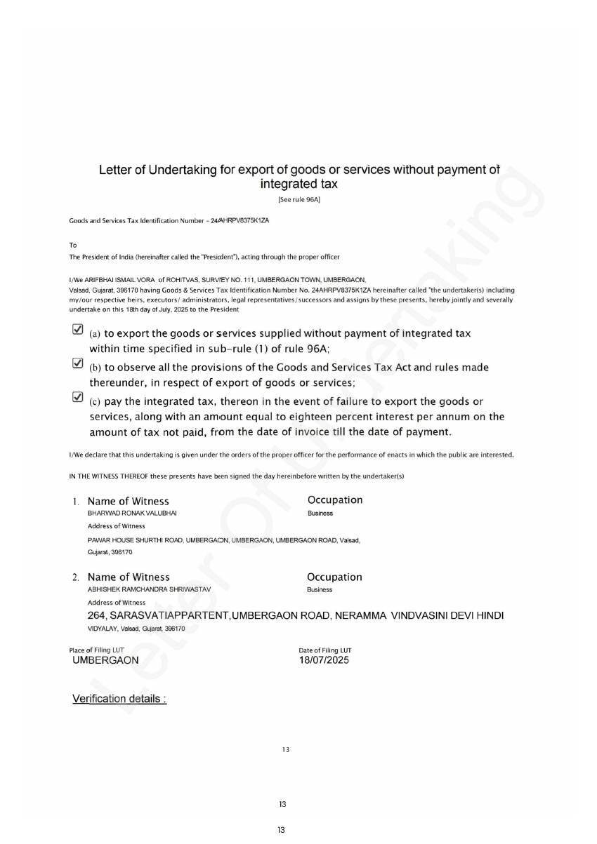 APAR company document page 13