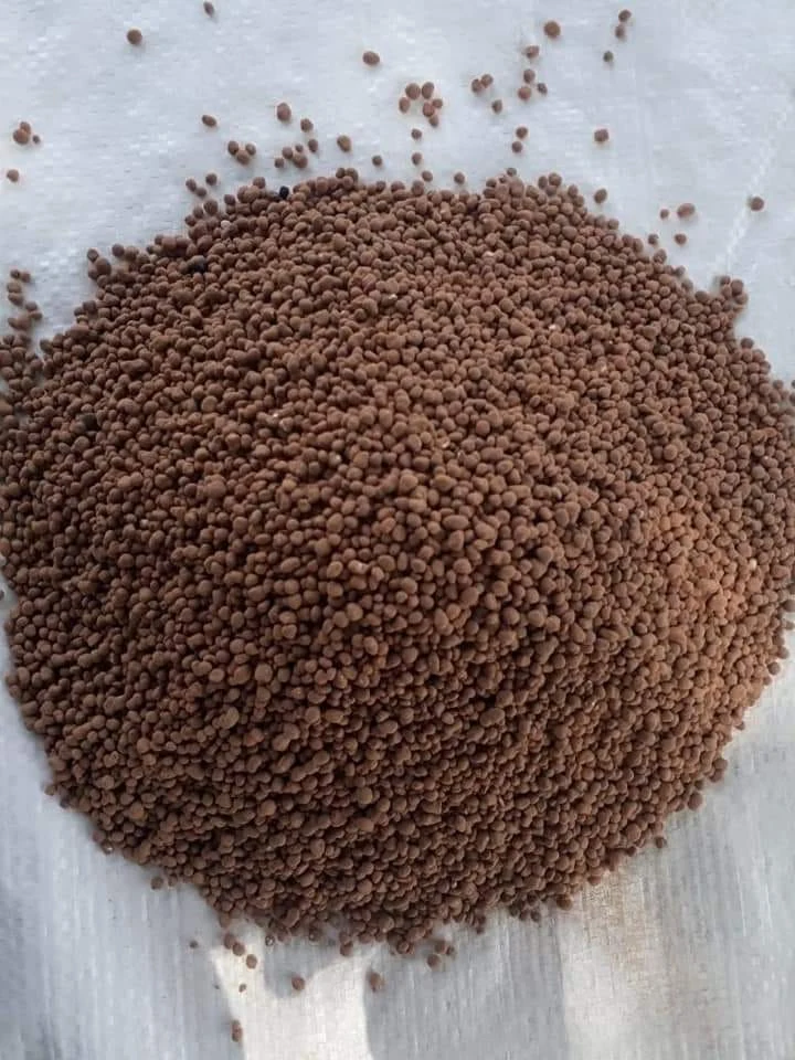Brown Fertilizer Granules - Bulk sample
